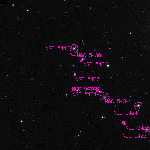 DSS image of NGC 5437