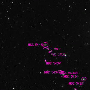 DSS image of NGC 5438