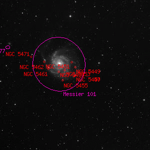 DSS image of NGC 5447