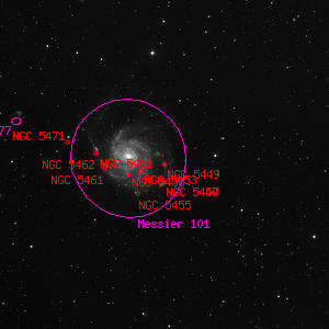 DSS image of NGC 5449