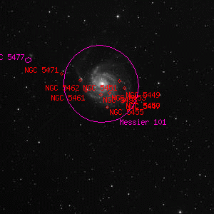 DSS image of NGC 5455