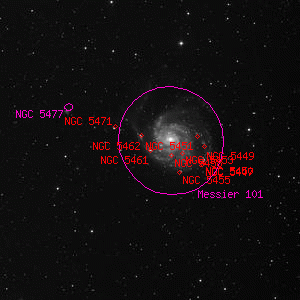 DSS image of NGC 5461