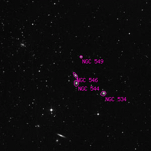 DSS image of NGC 546