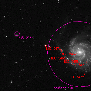 DSS image of NGC 5471