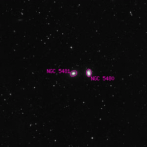 DSS image of NGC 5481