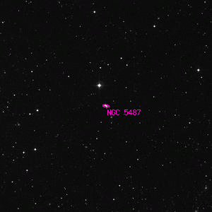 DSS image of NGC 5487