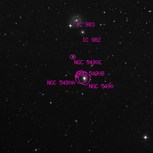 DSS image of NGC 5490B
