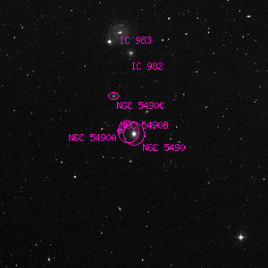 DSS image of NGC 5490