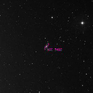DSS image of NGC 5492
