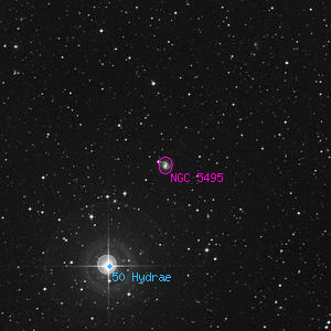 DSS image of NGC 5495