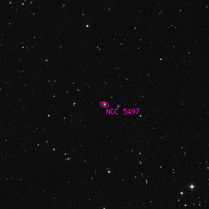DSS image of NGC 5497