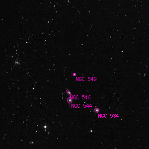 DSS image of NGC 549