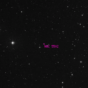 DSS image of NGC 5502