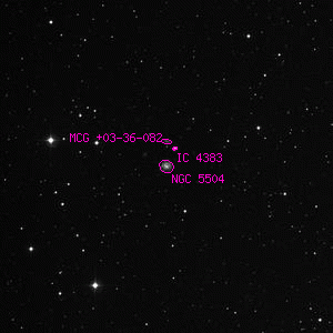 DSS image of NGC 5504