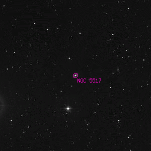 DSS image of NGC 5517