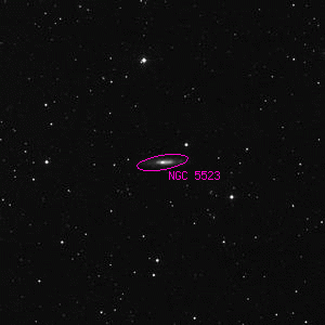 DSS image of NGC 5523