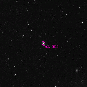 DSS image of NGC 5525