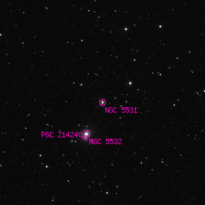 DSS image of NGC 5531