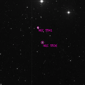 DSS image of NGC 5536