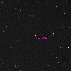 DSS image of NGC 5537