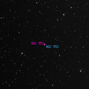 DSS image of NGC 553