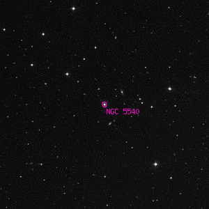 DSS image of NGC 5540