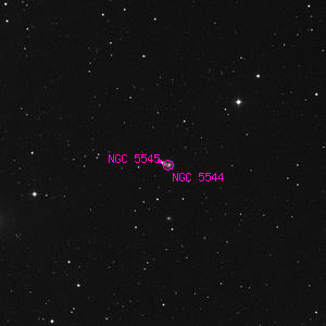 DSS image of NGC 5545