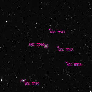 DSS image of NGC 5546