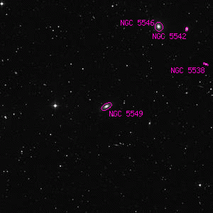 DSS image of NGC 5549