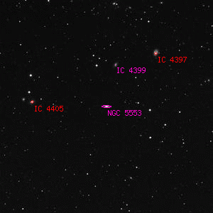 DSS image of NGC 5553