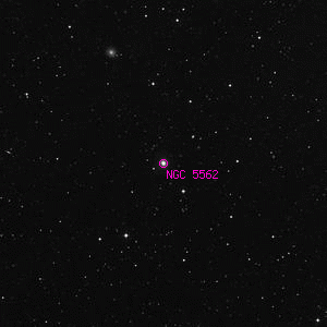 DSS image of NGC 5562