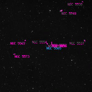 DSS image of NGC 5565