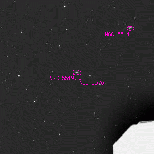 DSS image of NGC 5570
