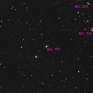 DSS image of NGC 557