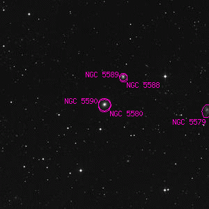 DSS image of NGC 5580