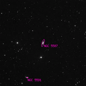 DSS image of NGC 5587