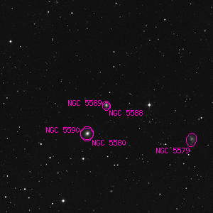 DSS image of NGC 5589