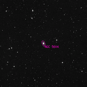 DSS image of NGC 5604