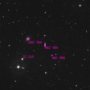 DSS image of NGC 560