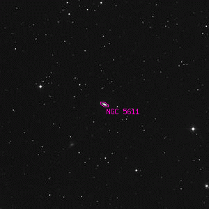 DSS image of NGC 5611