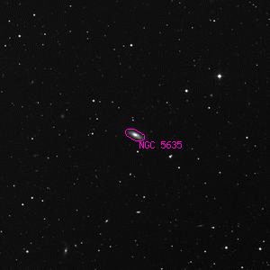 DSS image of NGC 5635