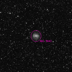 DSS image of NGC 5643