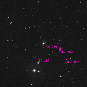 DSS image of NGC 564