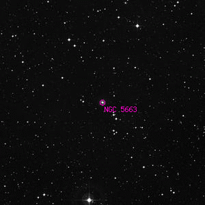DSS image of NGC 5663