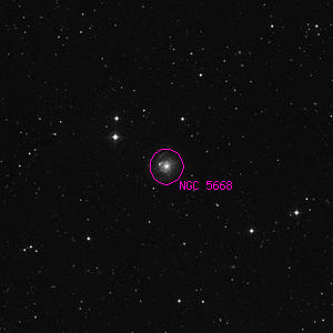 DSS image of NGC 5668