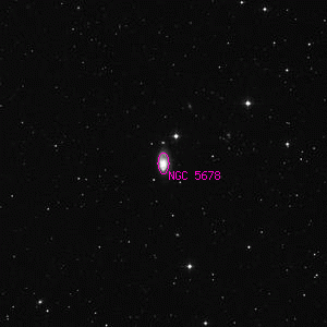 DSS image of NGC 5678