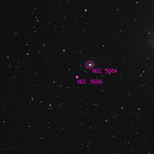 DSS image of NGC 5686