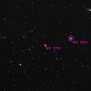 DSS image of NGC 5700