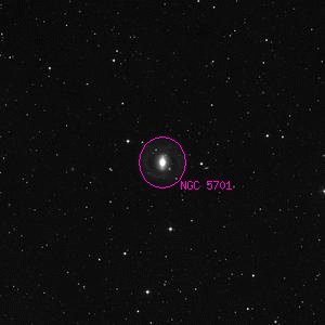 DSS image of NGC 5701