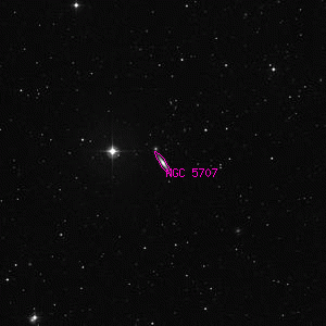 DSS image of NGC 5707